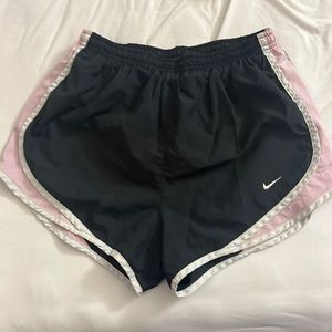 Black and Pink Nike Tempo Shorts